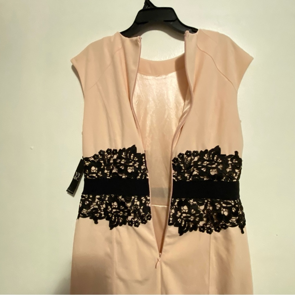 Vintage New York And Company Stretch Dress Large Tall Baby Doll Fairy Y2K New - Picture 12 of 14